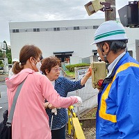 鉄道体験会を実施（視覚障がい当事者参加）鉄建建設技術総合センターにて　イメージ6