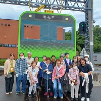 鉄道体験会を実施（視覚障がい当事者参加）鉄建建設技術総合センターにて　イメージ11